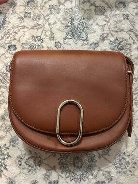 3.1 Phillip Lim Saddle Crossbody in Warm Brown with Brass Accent